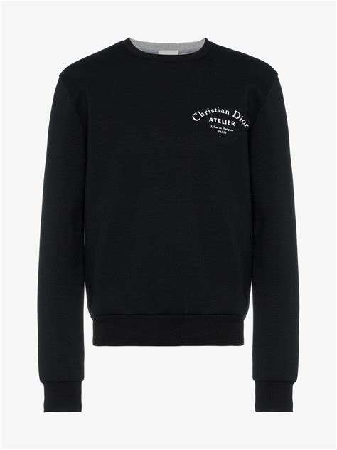 dior box logo sweater|dior sweatshirts for men.